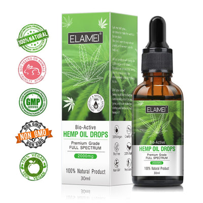l Organic Essential Oils Hemp Seed Oil 2000MG Herbal