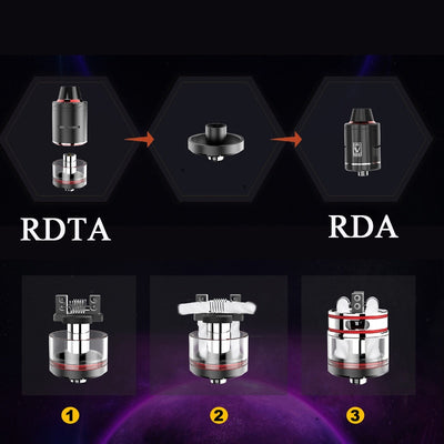 Rebuildable Electronic Cigarette Atomizer Turbo