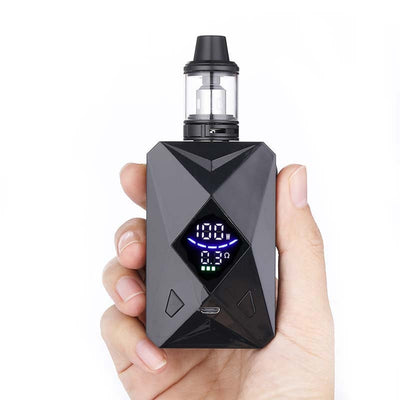 Electronic cigarette kit 100W vape mod LED display