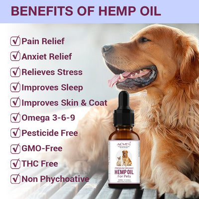 Hemp essential oil for dogs Joint hip supprt Strengtheens